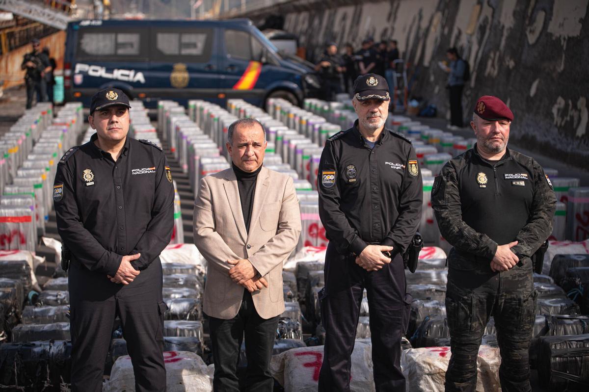 El mayor alijo de cocaína de Europa, en Tenerife