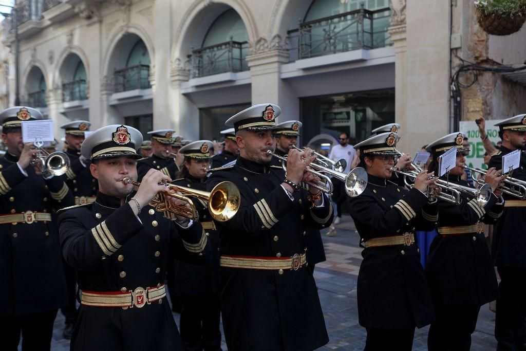 Procesión Extraordinaria del Resucitado en Cartagena por su 80 aniversario