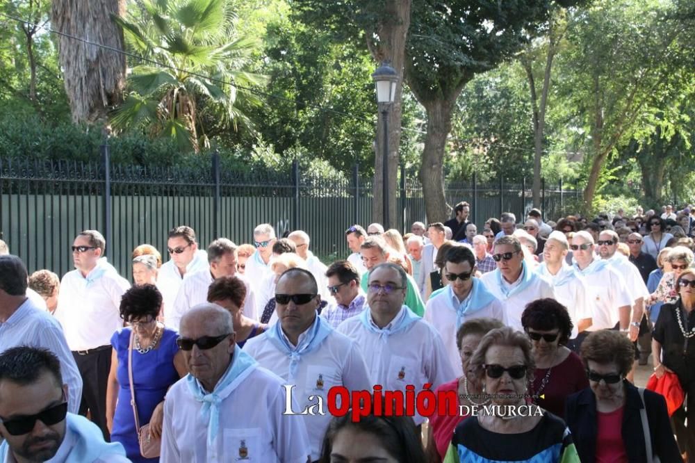 La Virgen de las Huertas llega a Lorca para las fiestas