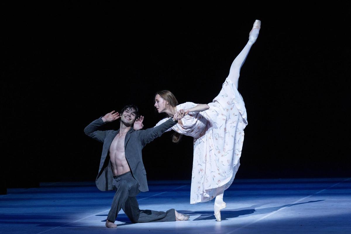 Alexandr Trusch como Nijinsky y Anna Laudere como su hermana Romola Nijinska, en 'Nijinsky by Neumeier'.