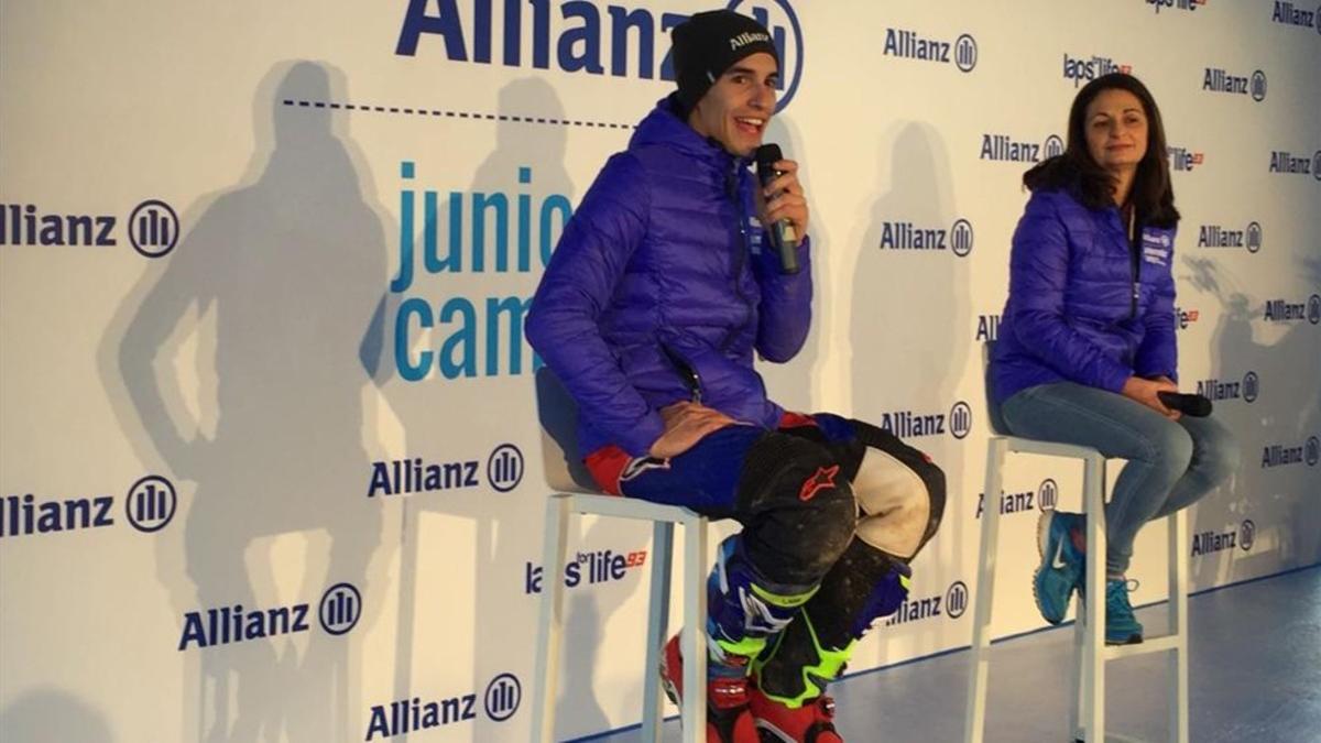 Marc Márquez, en la rueda de prensa que ha ofrecido para valorar el Campus