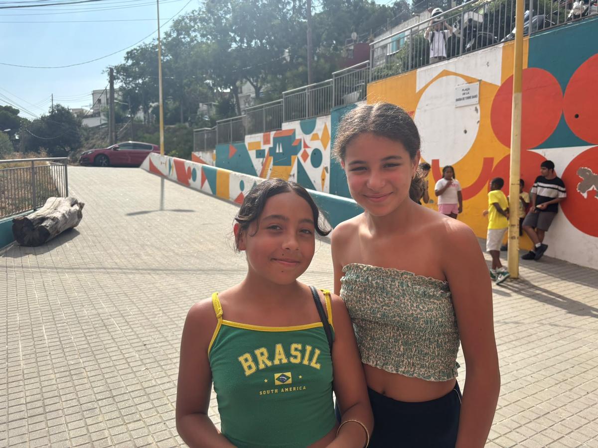 Lupita junto a su amiga Fairuz