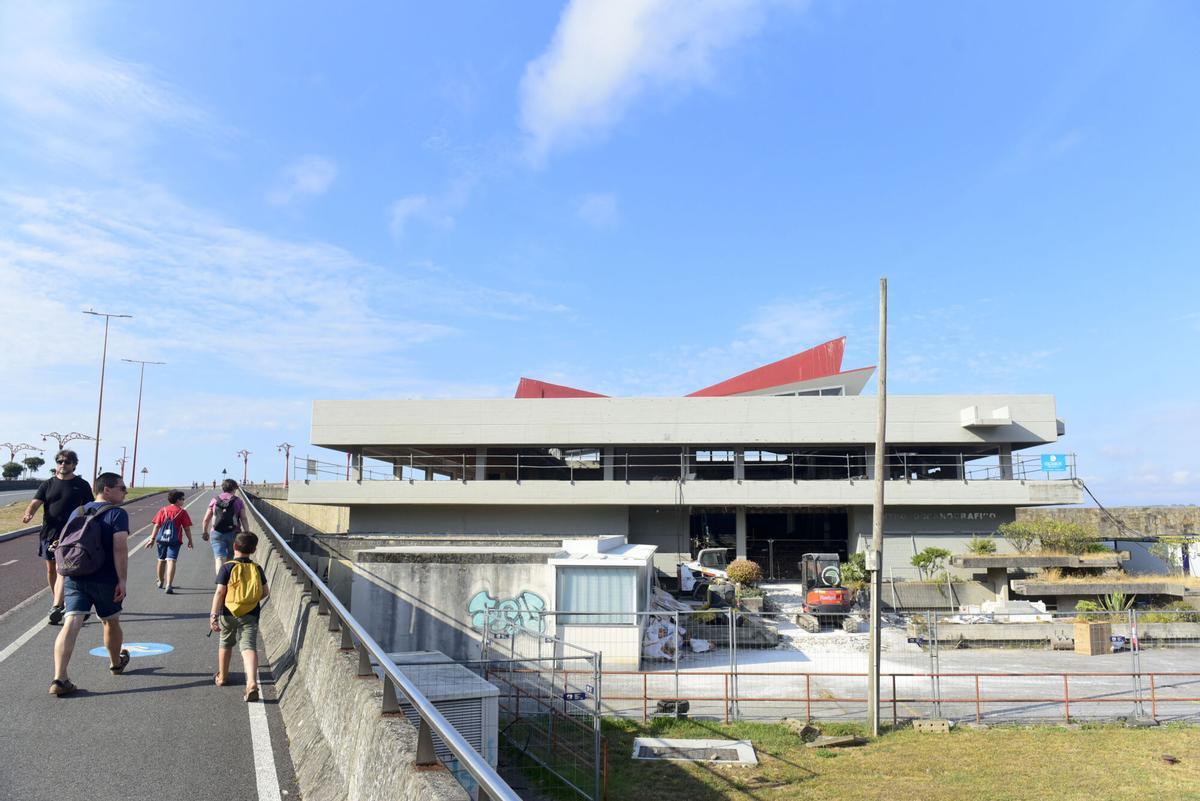 Arrancan las obras de rehabilitación integral en el inmueble del muelle de As Ánimas.