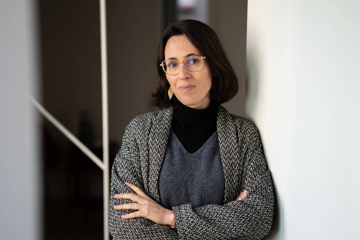 Eva Baltasar, fotografiada antes de la entrevista