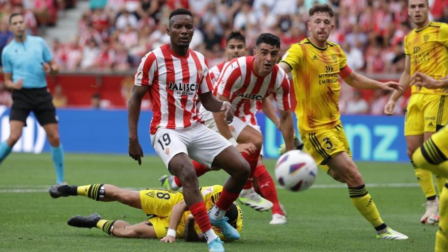 Así fue el partido entre el Sporting y el Mirandés