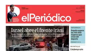 La portada de EL PERIÓDICO del 14 de junio de 2025