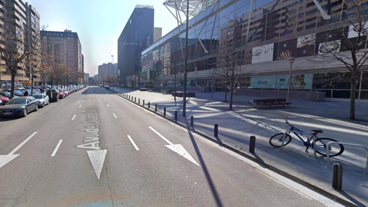 Avenida Juan Carlos I donde tuvo lugar el accidente
