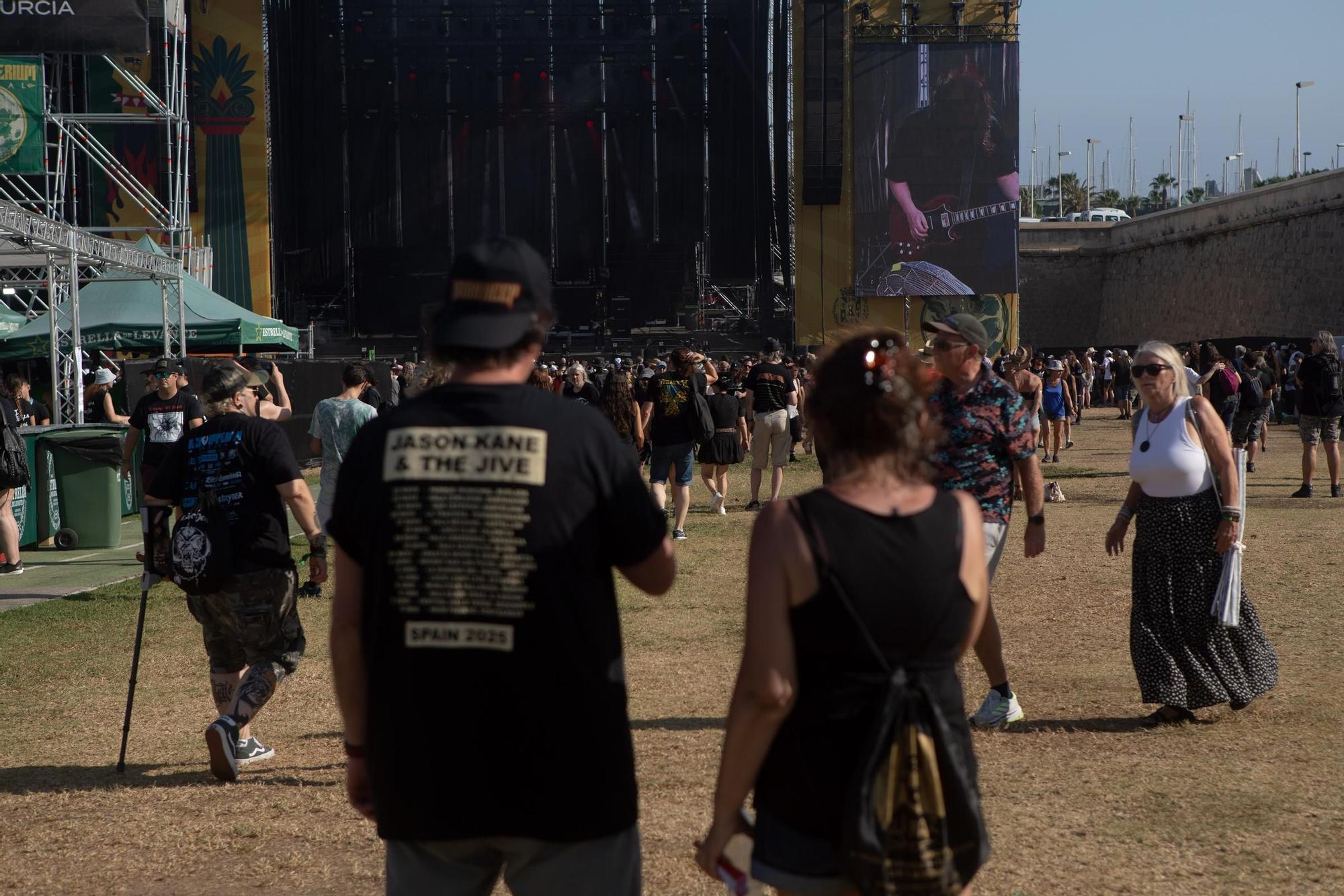 Así ha sido el ambiente en el primer día del Rock Imperium Festival 2025 en Cartagena