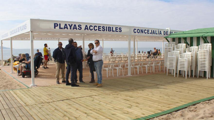 Benidorm amplía el punto accesible de la playa de Levante