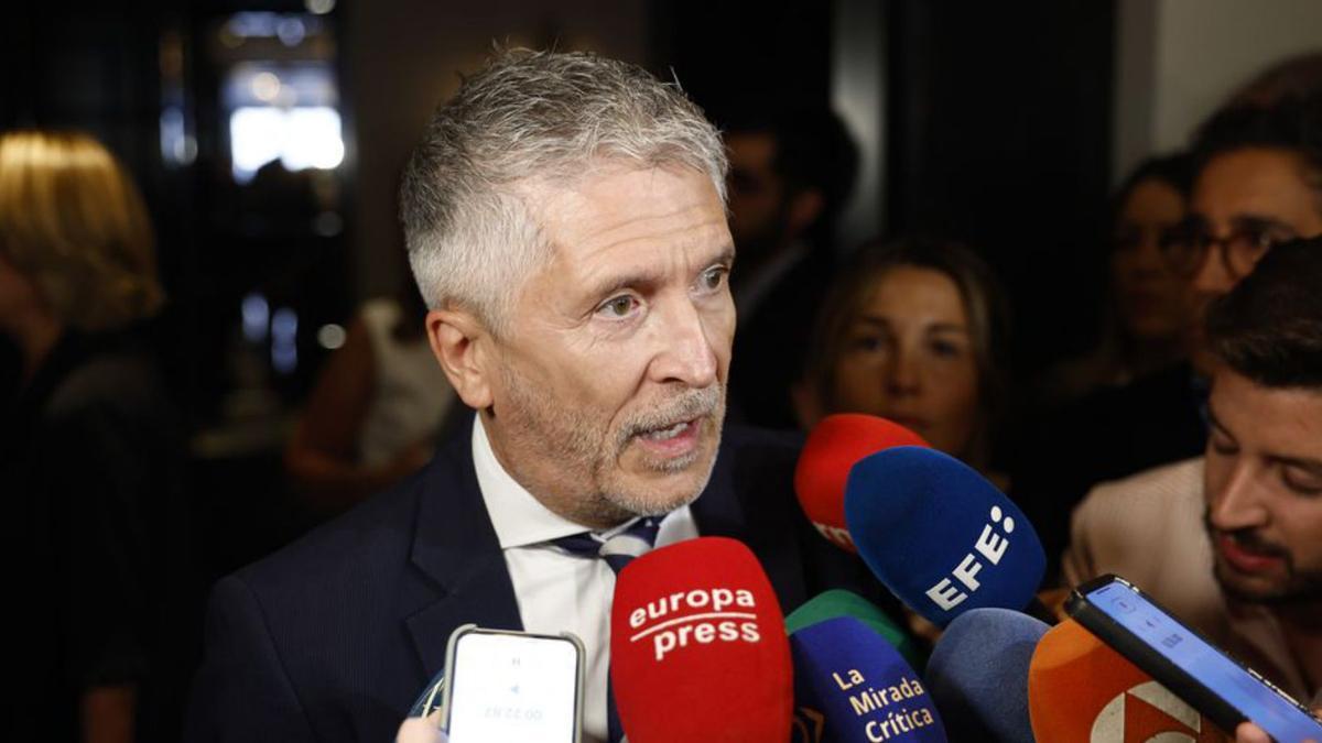 El ministro del Interior, Fernando Grande-Marlaska