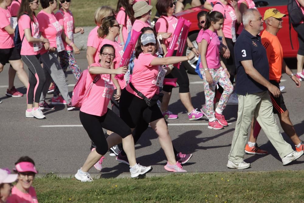 Carrera de la mujer en la zona este de Gijón.