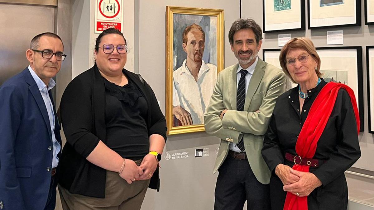 Inauguración de la exposición de Schlotter sobre El Quijote en la Casa Museo Blasco Ibañez.