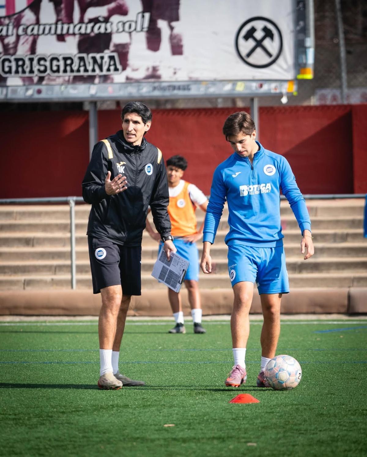 David Karanka, entrenador del Inter Barcelona