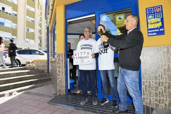 LAS PALMAS DE GRAN CANARIA 06-01-2019 LAS PALMAS DE GRAN CANARIA. Segundo Premio de la Loteria de El Niño en la Administración nº 36 del Barrio de La Feria y la Administración nº 22 de la calle Tenerife, en la foto Administracion de Loteria nº36 del Barrio de la Feria.  FOTOS: JUAN CASTRO