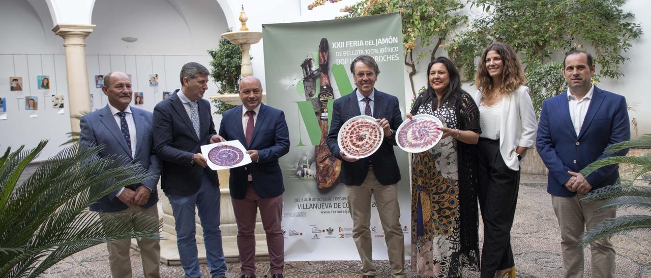 Presentación de la Feria del Jamón de Villanueva de Córdoba.