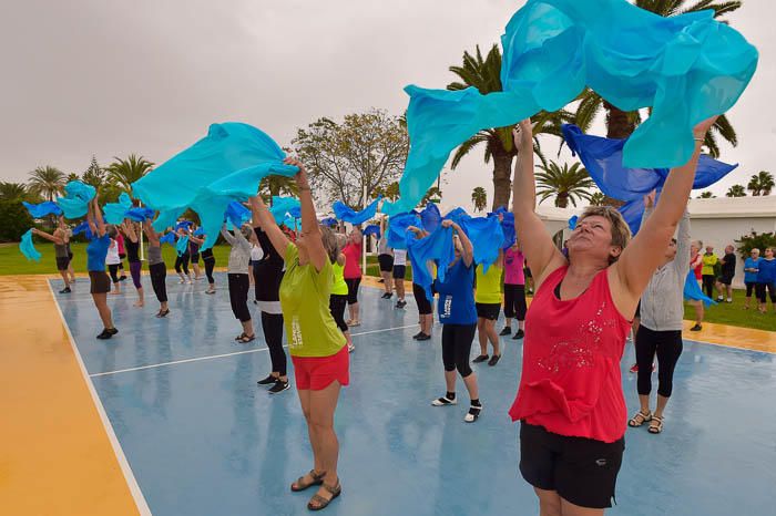 Gimnastas daneses del Festival Blume