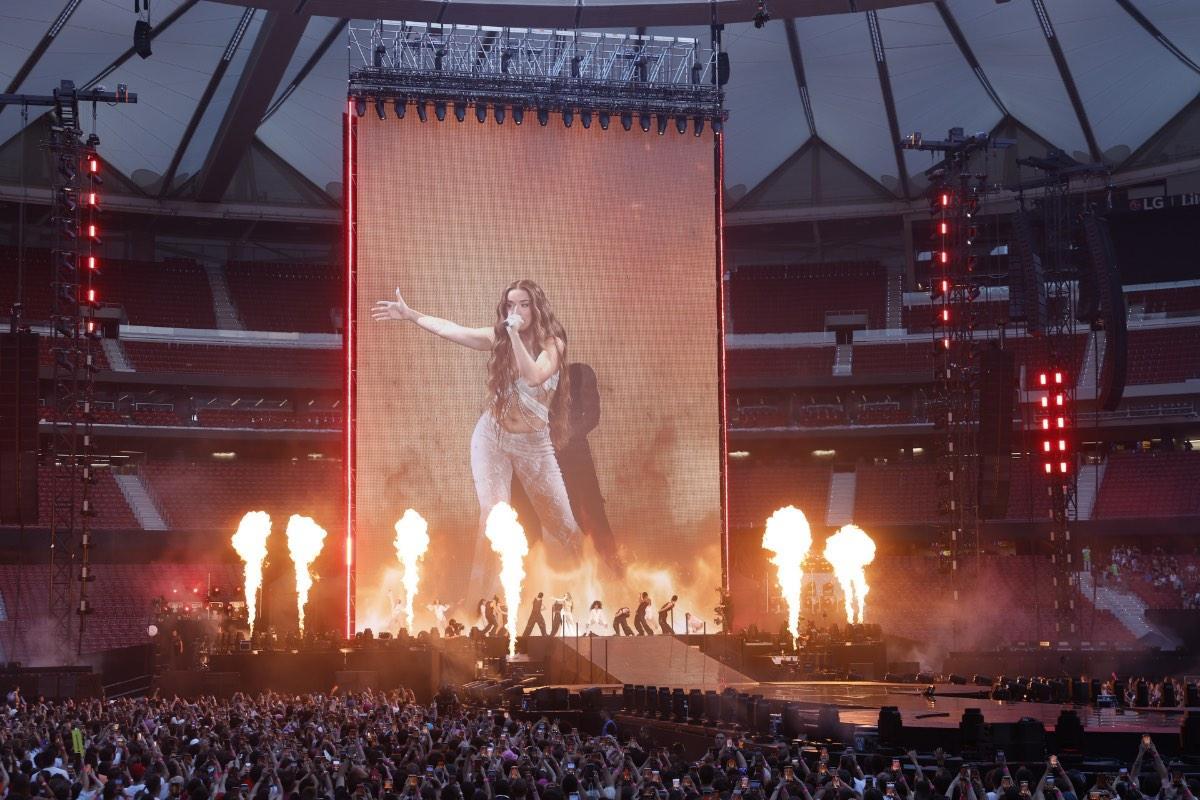 Lola Indigo en el Metropolitano