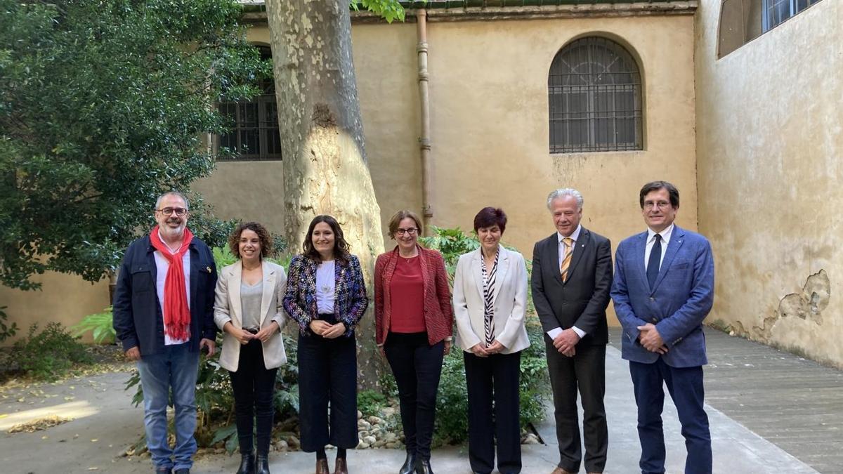 Representants de les tres institucions