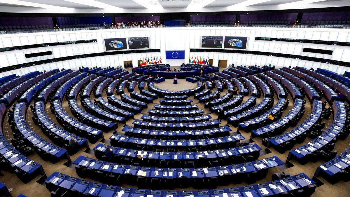 Sesión plenaria en el Parlamento Europeo en Estrasburgo.