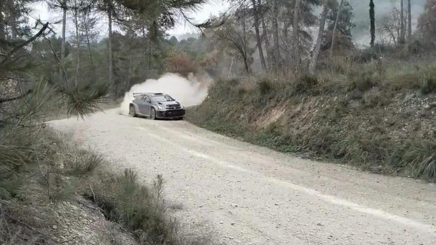 VÍDEO | L’equip Toyota WRC fa un test a Artés