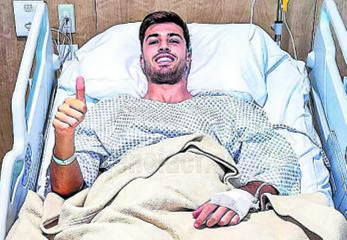 Alberto Marí, sonriente después de su intervención. | VALENCIA CF