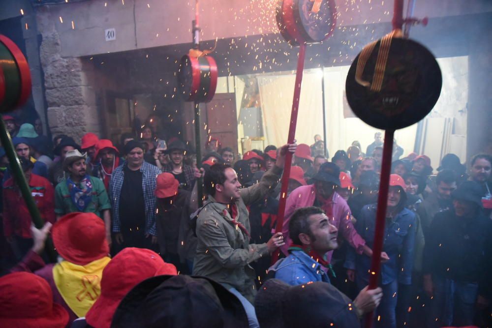 Inici de la Patum 2018 a la plaça de Sant Pere