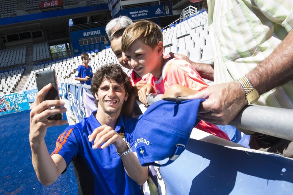 Presentación de Diego Fabbrini con el Real Oviedo