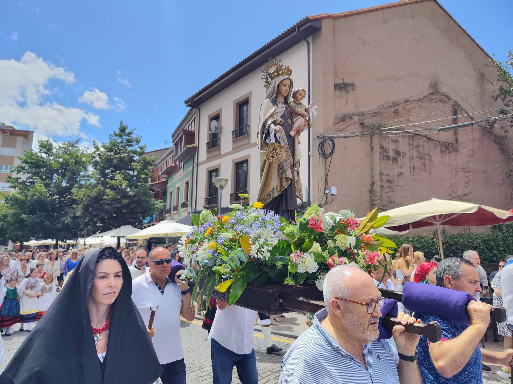 La procesión de El Carmen, en imágenes