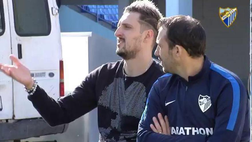 Kuzmanovic vuelve a Málaga para seguir su recuperación