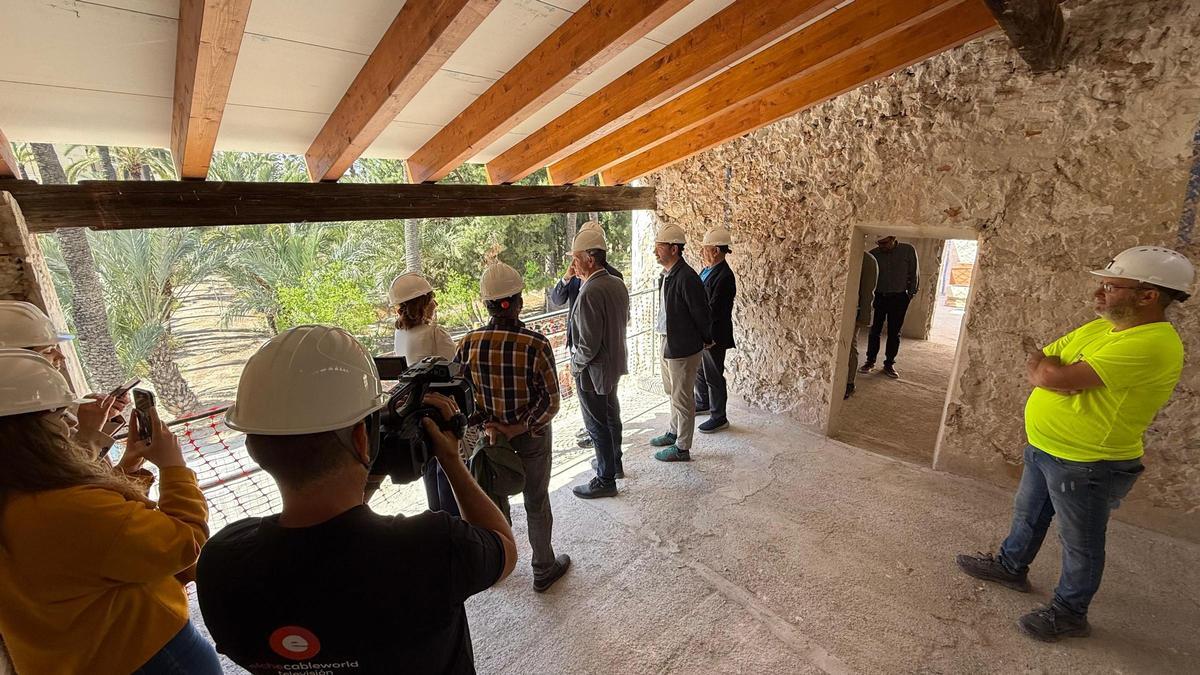 Visita a las obras por parte del Ayuntamiento y los encargados