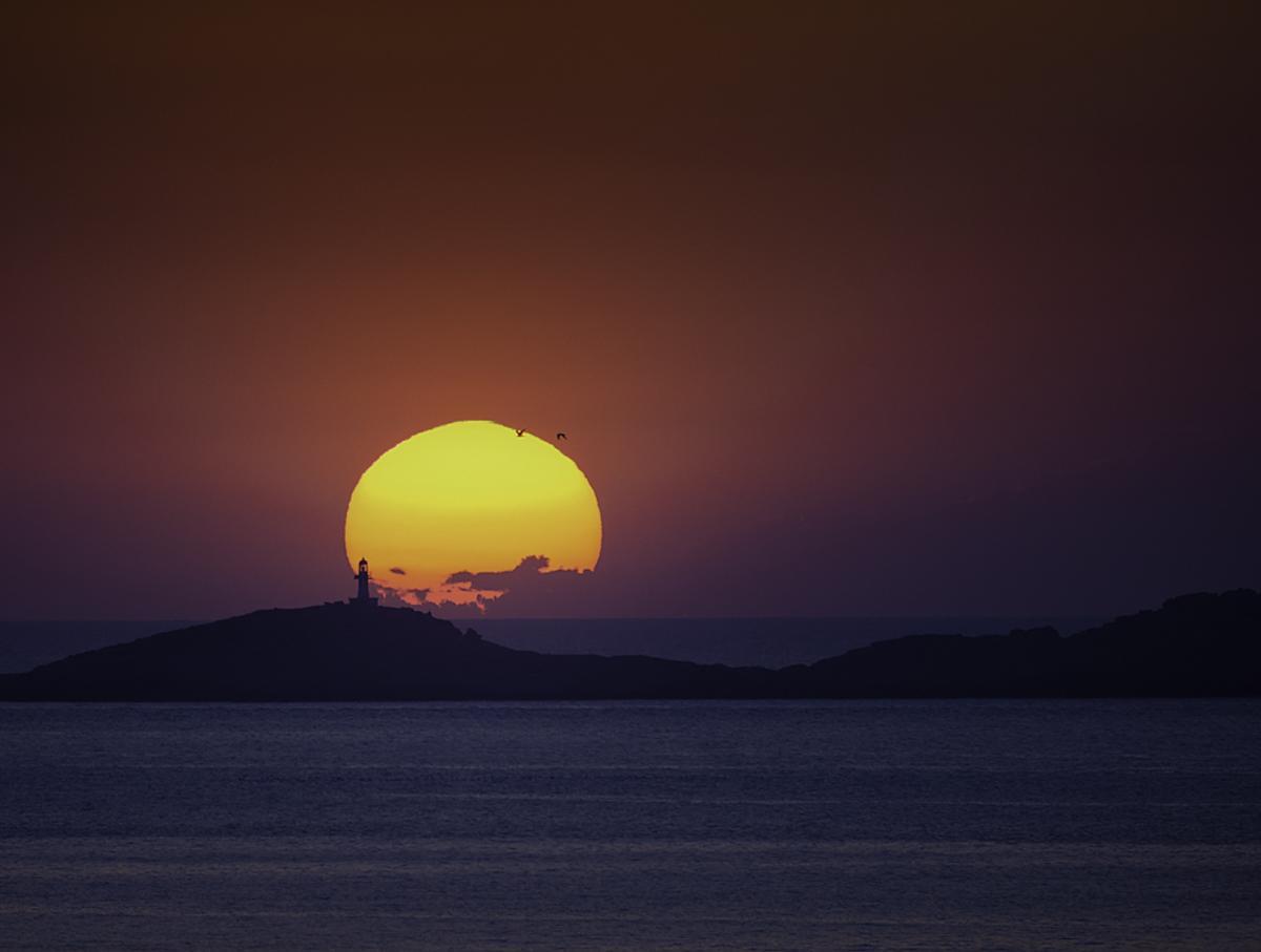 El islote na Plana, capturado por la cámara de Anton Calpagiu