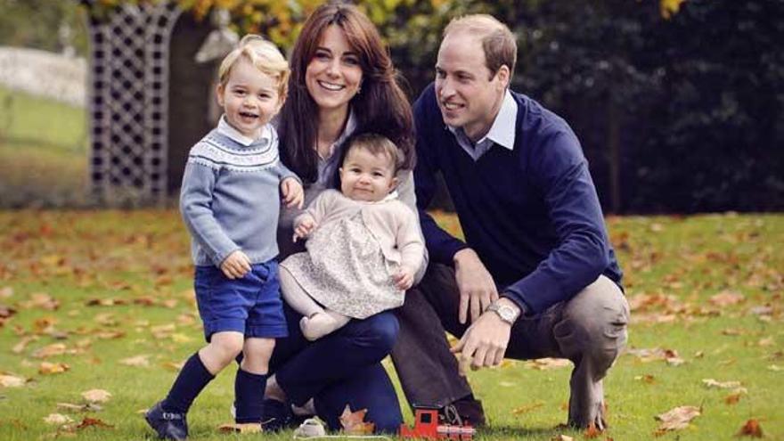 Felicitación navideña de los Duques de Cambridge.