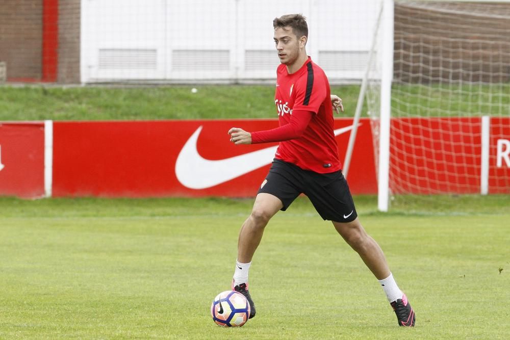 Entrenamiento del Sporting