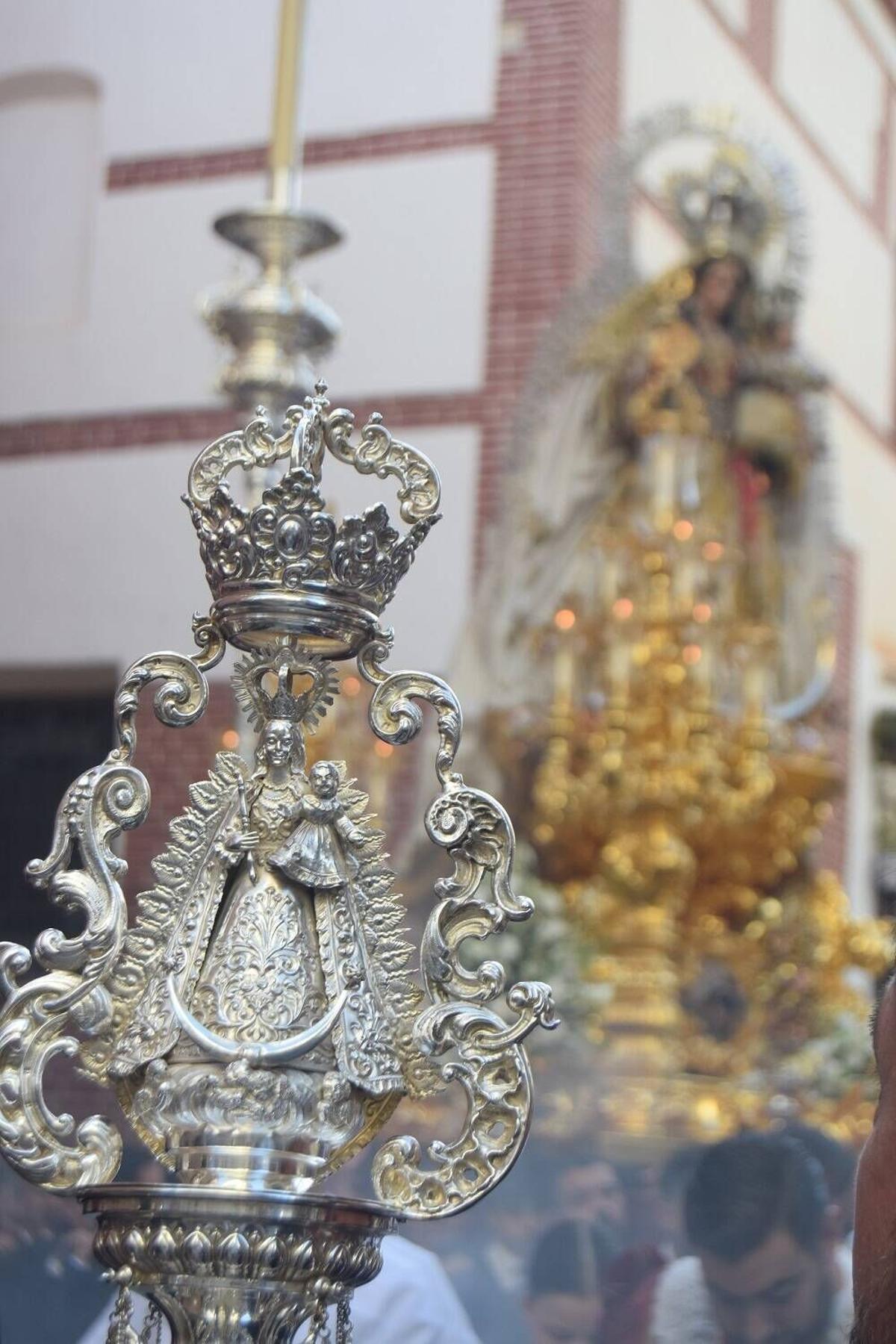 Procesión de la Virgen de los Remedios por el Centro de Málaga