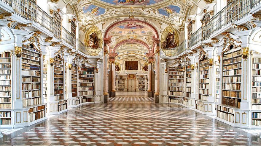 La Admont Abbey Library de Austria