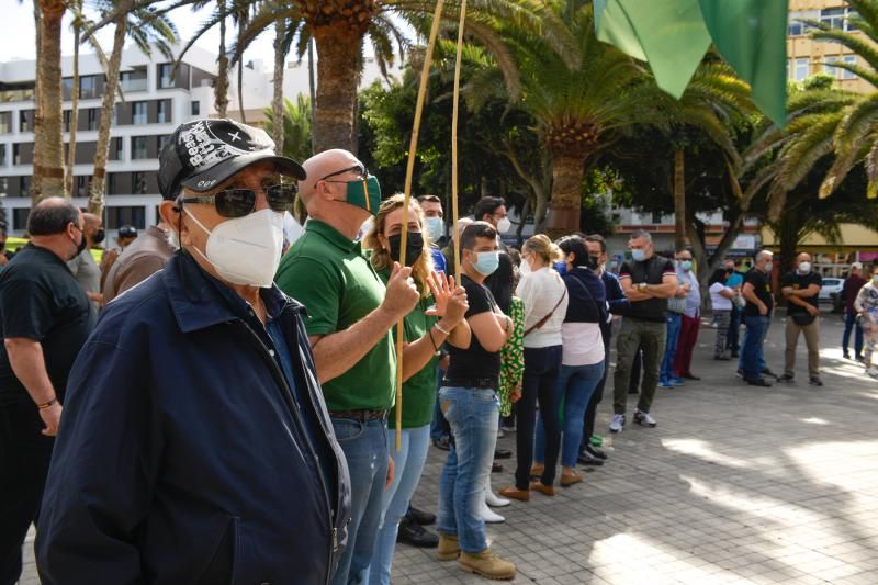 Manifestación de policías contra la reforma de la ley de seguridad