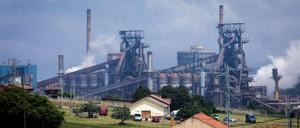 Cabecera siderúrgica de ArcelorMittal en Veriña (Gijón).