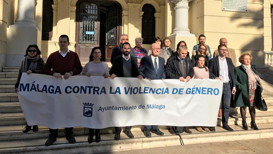 Minuto de silencio contra la violencia de género