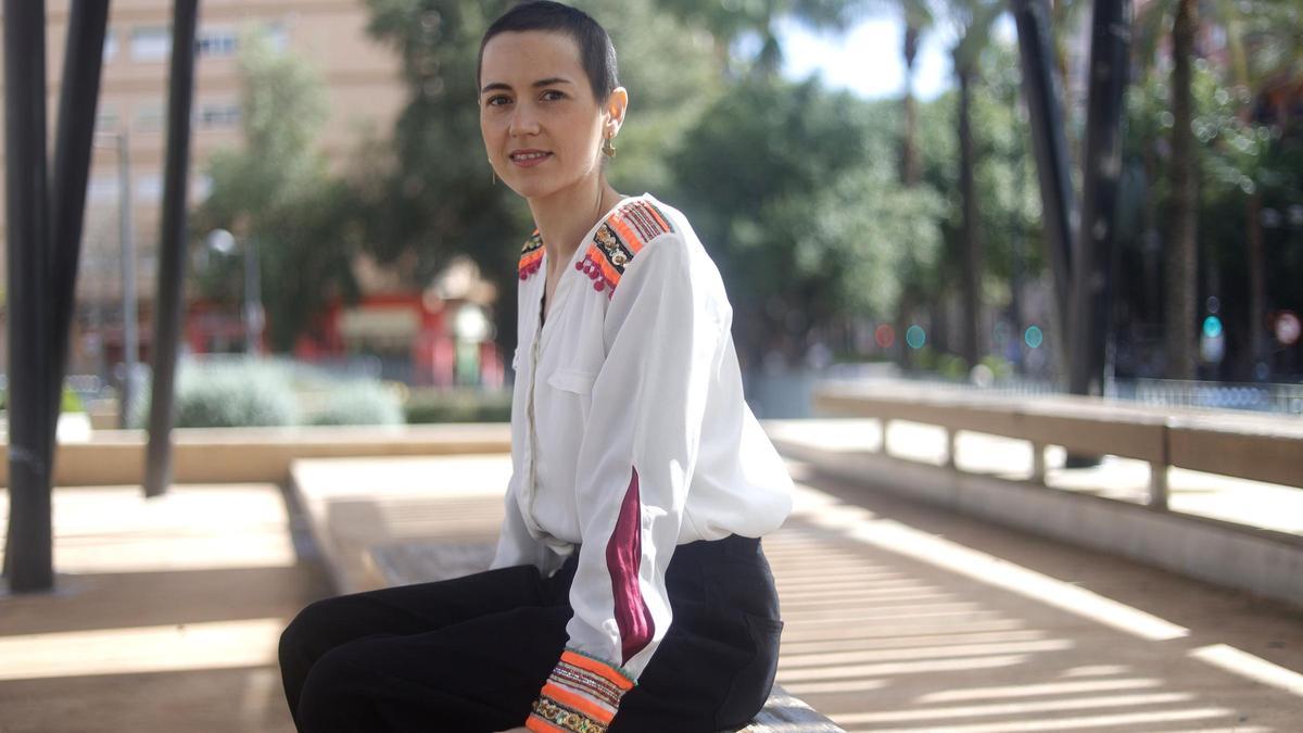 Mari Paz Marza, paciente de cáncer de cérvix.