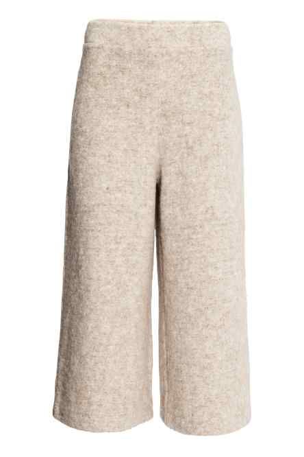 Pantalón culotte mezcla de lanas de H&amp;M (39,99€)