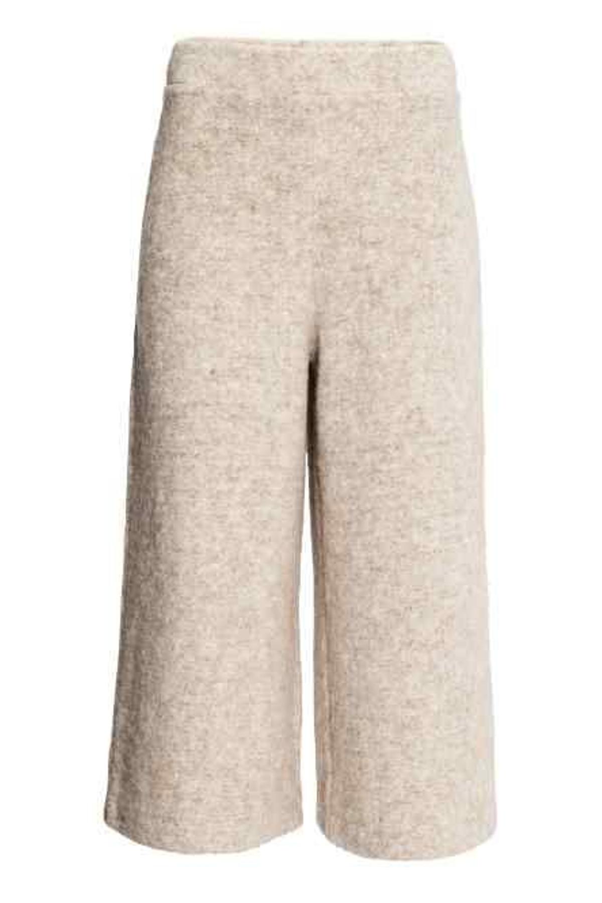 Pantalón culotte mezcla de lanas de H&amp;M (39,99€)