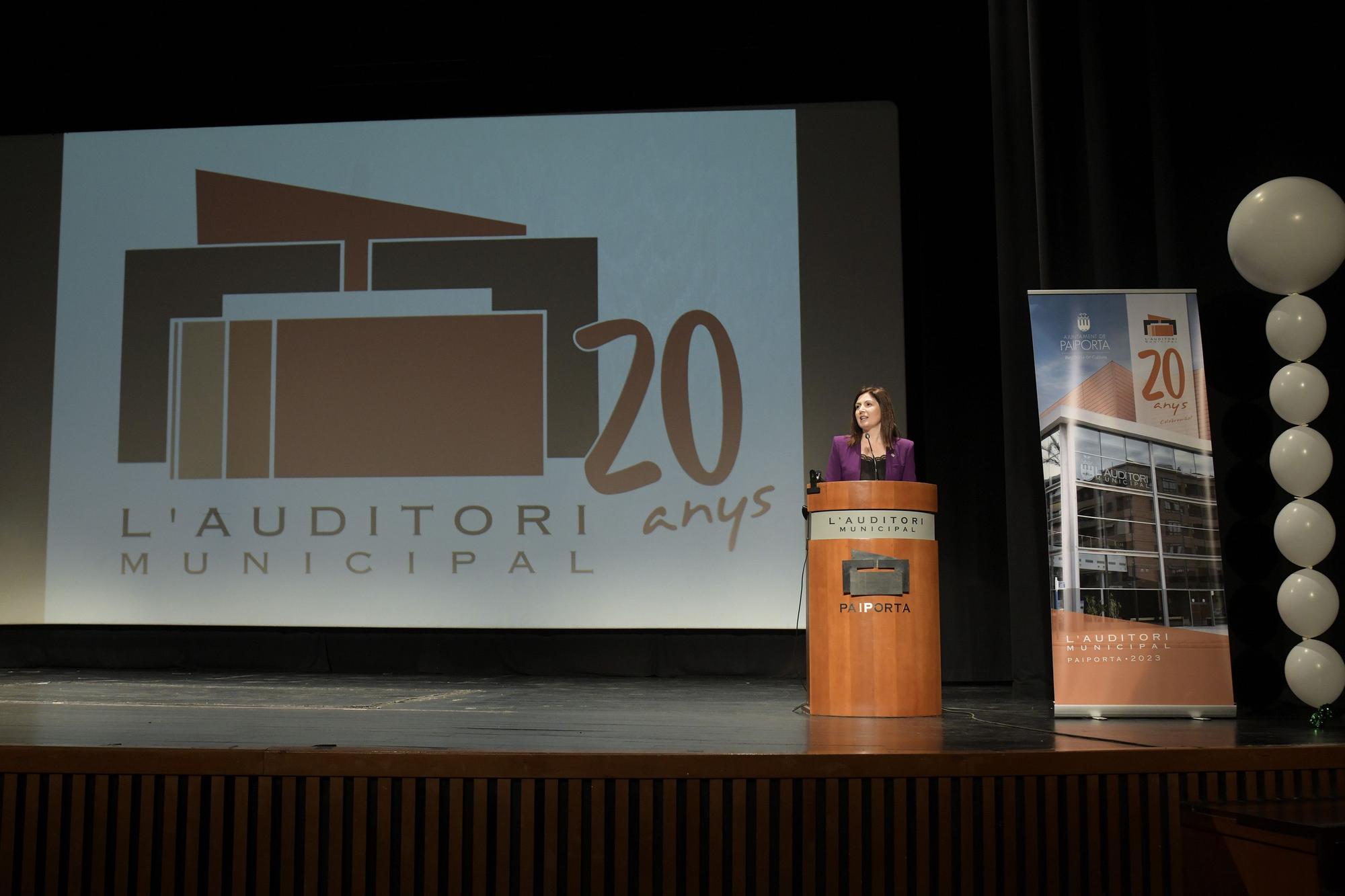 El Auditori de Paiporta celebra su 20 aniversario