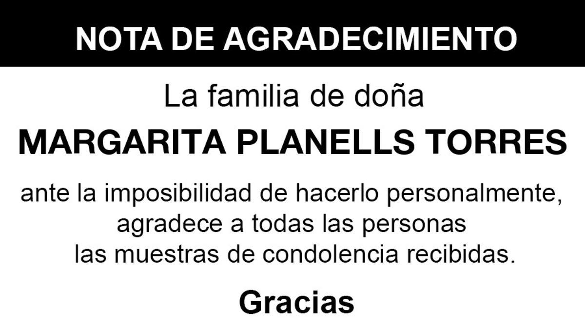 Nota Margarita Planells Torres