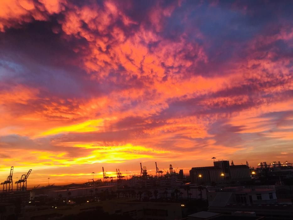 Amanecer en Las Palmas de Gran Canaria (08/12/18)