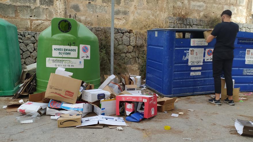 Sóller Recicla retirará parte de sus contenedores por “inacción” municipal