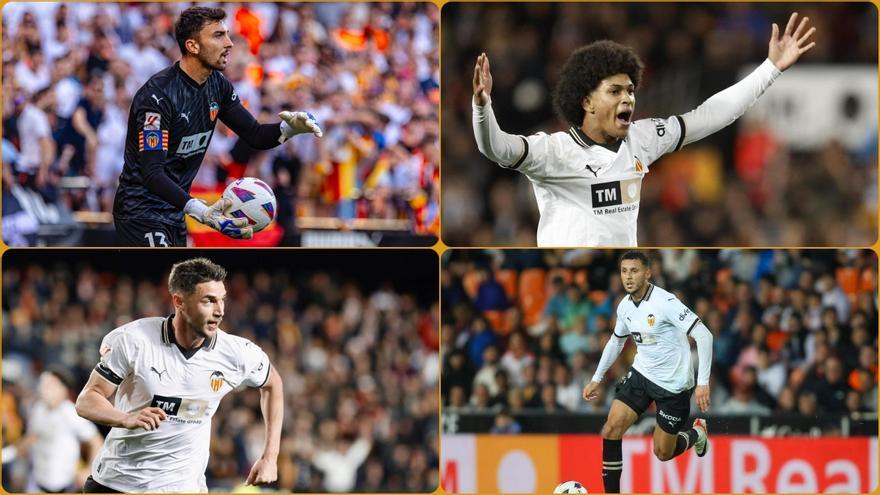 ¿Qué jugadores acaban contrato en el Valencia y cuándo?