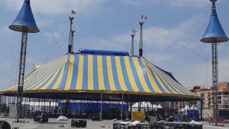 El Circo del Sol levanta su carpa en València