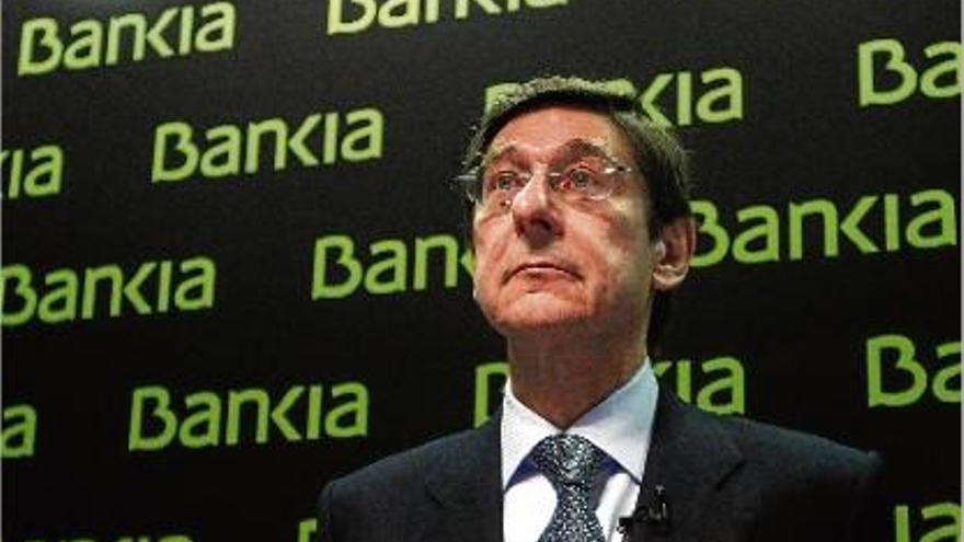 PEl president de Bankia, Jose Ignacio Goirigolzarri, el dia en què va xifrar les necessitats de l&#039;entitat.