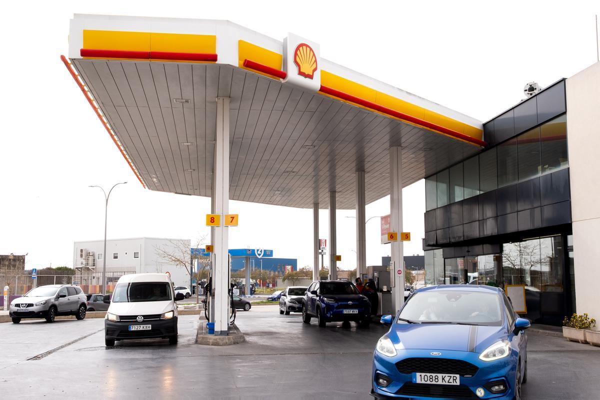 Gasolinera Shell de la calle Hort de les Ànimes de Palma