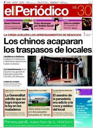 EL PERIÓDICO, 30/10/2010.